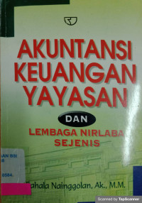 Akuntansi Keuangan Yayasan Dan Lembaga Nirlaba Sejenis