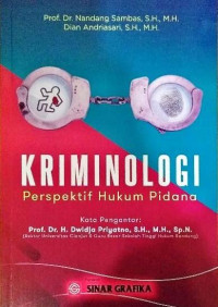 Kriminologi Perspektif Hukum Pidana