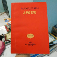 Manajemen Apotik