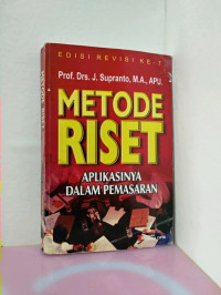 Metode Riset Aplikasinya Dalam Pemasaran