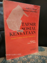 Tafsir Sosial Kenyataan